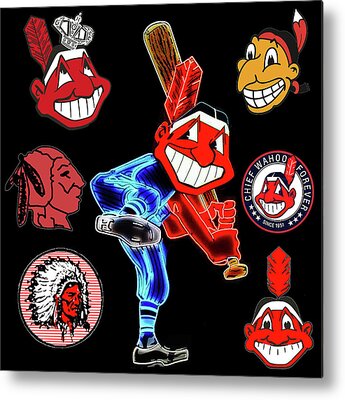 Cleveland Indians Baseball Chief Wahoo REBORN Custom Neon Artism