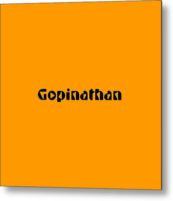 Gopinathan Metal Prints