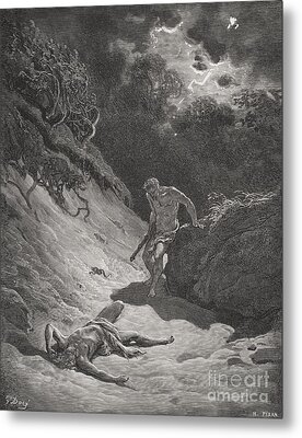 The Death Of Abel Painting by Gustave Dore