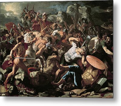 The Battle Painting by Nicolas Poussin