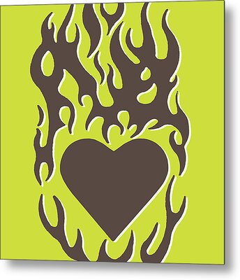 Flaming Dripping Heart Canvas Print / Canvas Art by CSA Images - Pixels