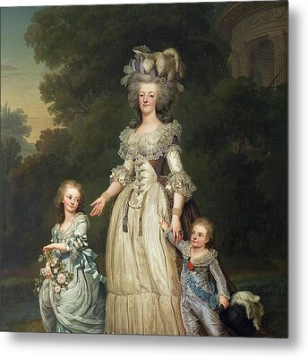 Marie Antoinette (1755-93) after Vigee-Lebrun by Louise Clay