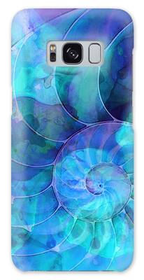 Blues Paintings Galaxy Cases