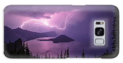 Storm Cloud Reflection Galaxy Cases