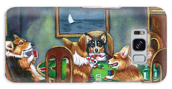 Welsh Corgi Galaxy Cases