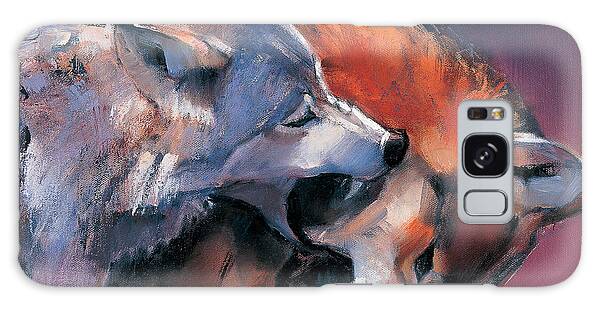 Furry Wolf Galaxy Cases