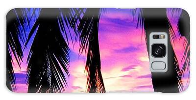 Tropical Sunset Galaxy Cases