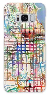 Chicago Map Galaxy Cases