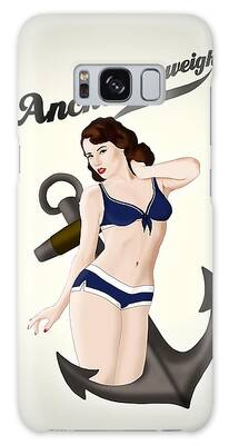 Pin-up Girl Galaxy Cases