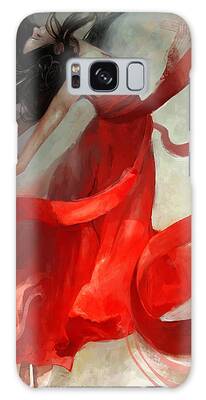 Red Dress Galaxy Cases