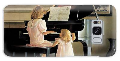 Piano Paintings Galaxy Cases