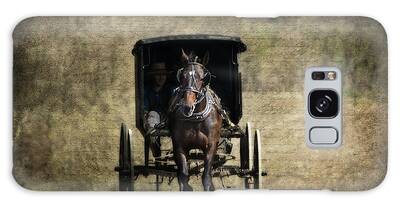 Horse Driven Wagon Galaxy Cases