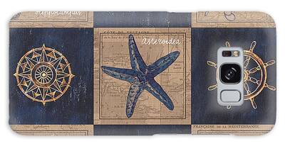 Nautical Map Galaxy Cases