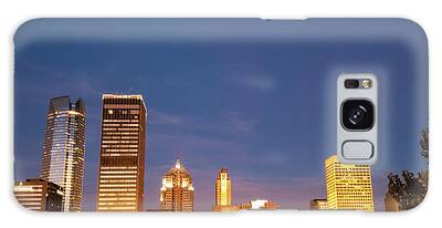 Oklahoma City Skyline Galaxy Cases