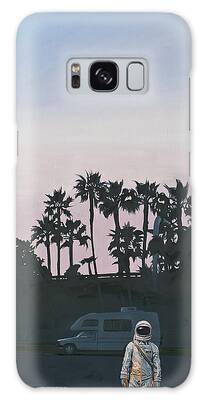 Palm Trees Galaxy Cases
