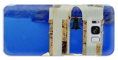 Santorini Greece Galaxy Cases