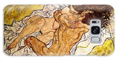 Schiele Paintings Galaxy Cases