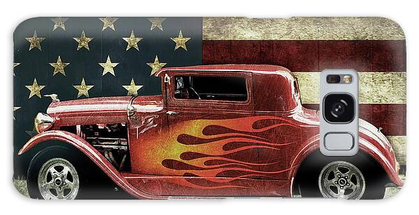 Hot Rod Flames Galaxy Cases