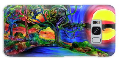 Psychedelic Scene Galaxy Cases