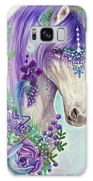 Gypsy Horses Mixed Media Galaxy Cases