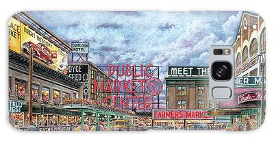 Pike Place Market Galaxy Cases