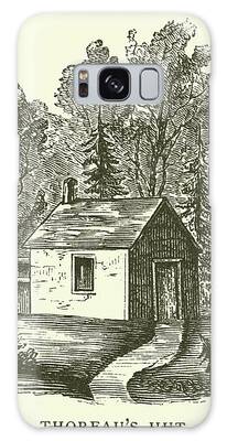 Thoreau's Cabin Galaxy Cases