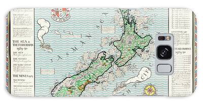 New Zealand Drawings Galaxy Cases