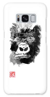 Gorilla Drawings Galaxy Cases