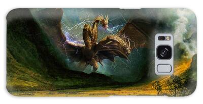  Digital Art - Monsters' Storm Ghidorah by Andrea Gatti
