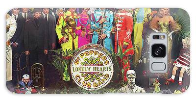 Lonely Hearts Club Band Photos Galaxy Cases