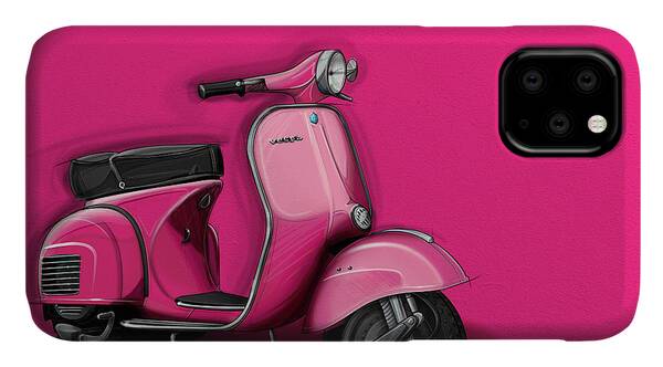 vespa piaggio pink