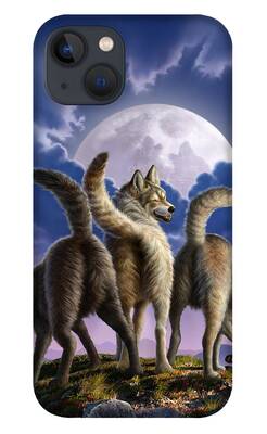 Wolf Moon iPhone Cases