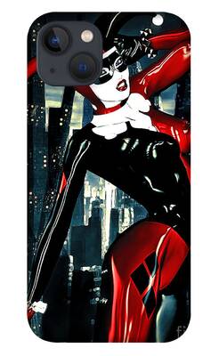 الرصيفة مكة Harley Quinn iPhone Cases | Fine Art America coque iphone 11 Harley Quinn Black Diamonds