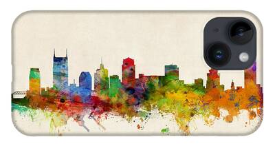 Louisville Skyline Red iPhone Case by Naxart Studio - Fine Art America