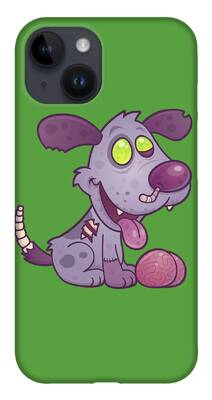 Cartoon Dog iPhone Cases - Pixels