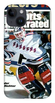 New York Rangers Goalie Mike Richter, 1994 Nhl Stanley Cup Sports  Illustrated Cover Metal Print by Sports Illustrated - Sports Illustrated  Covers