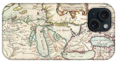 One Of Homann's Most Interesting And Influential Maps iPhone Cases