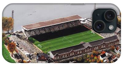 Craven Cottage Paintings iPhone Cases
