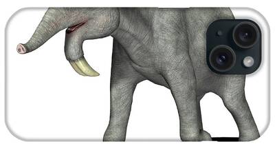 Deinotherium Prehistoric Mammal Metal Print by Friedrich Saurer - Pixels