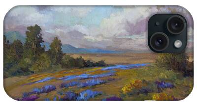 Lupines Paintings iPhone Cases
