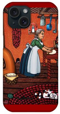 Country Kitchen Paintings iPhone Cases