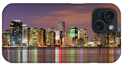 Miami Skyline iPhone Cases