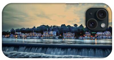 Fall On Boathouse Row iPhone Cases