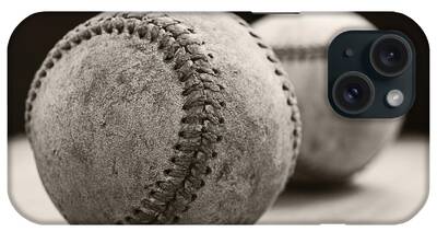 Baseball Closeup iPhone Cases