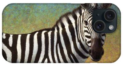 Zebra Paintings iPhone Cases