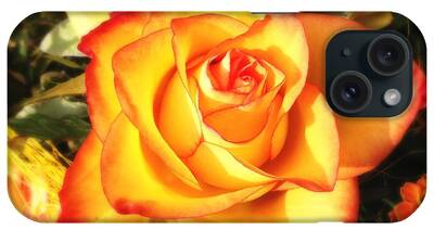 Orange Rose iPhone Cases