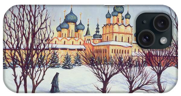 Onion Domes Paintings iPhone Cases