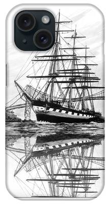 The Sailing Ship Balclautha Returns To Fishermans Wharf In San Francisco iPhone Cases