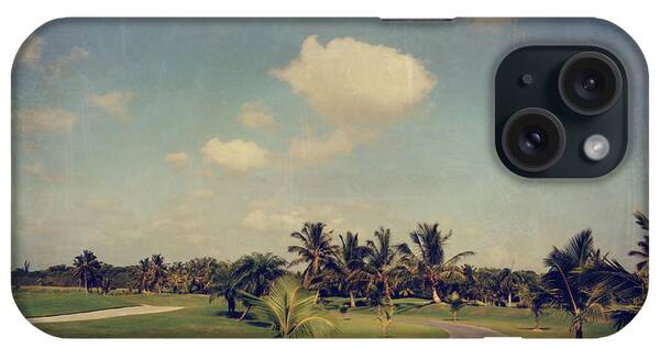 Tropical Golf Course iPhone Cases