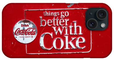 Coca-cola Signs Photos iPhone Cases
